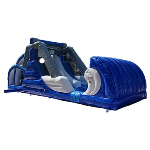 Moonwalk USA Inflatable Bouncers Tidal Wave Obstacle Course Bouncer Wet n Dry O-049