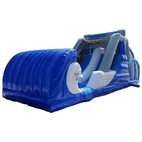 Moonwalk USA Inflatable Bouncers Tidal Wave Obstacle Course Bouncer Wet n Dry O-049