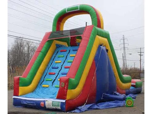 Moonwalk USA Inflatable Bouncers 62'Lx15'H Wet n Dry Obstacle Bouncer - Green O-122-G