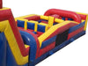 Moonwalk USA Inflatable Bouncers 62'Lx15'H Wet n Dry Obstacle Bouncer - Red O-122-R