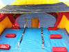 Moonwalk USA Inflatable Bouncers 62'Lx15'H Wet n Dry Obstacle Bouncer - Red O-122-R