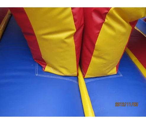 Moonwalk USA Inflatable Bouncers 51'Lx15'H Wet n Dry Obstacle Course Bouncer (Green) O-125-G