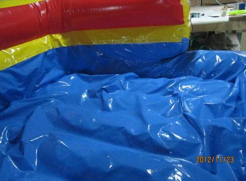 Moonwalk USA Inflatable Bouncers 51'Lx15'H Wet n Dry Obstacle Course Bouncer (Red) O-125-R