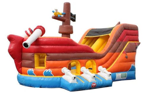 Moonwalk USA Inflatable Bouncers Pirate Ship Bouncer (Dry) S-014