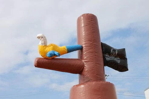 Moonwalk USA Inflatable Bouncers Pirate Ship Bouncer (Dry) S-014
