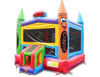 Moonwalk USA Inflatable Bouncers 14' Crayon Commercial Bounce House B-303