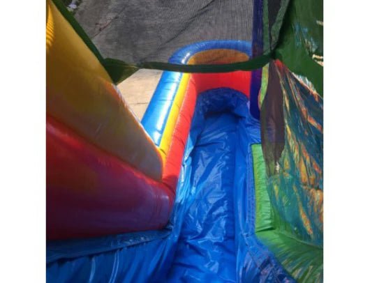 Moonwalk USA Inflatable Bouncers 4-in-1 Commercial Bounce House Combo Wet n Dry C-142