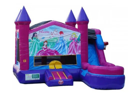 Moonwalk USA Inflatable Bouncers Princess Module Combo Wet n Dry C-125
