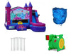 Moonwalk USA Inflatable Bouncers Princess Module Combo Wet n Dry C-125