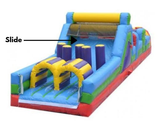 Moonwalk USA Inflatable Bouncers Inflatable Obstacle Course 40'L O-036