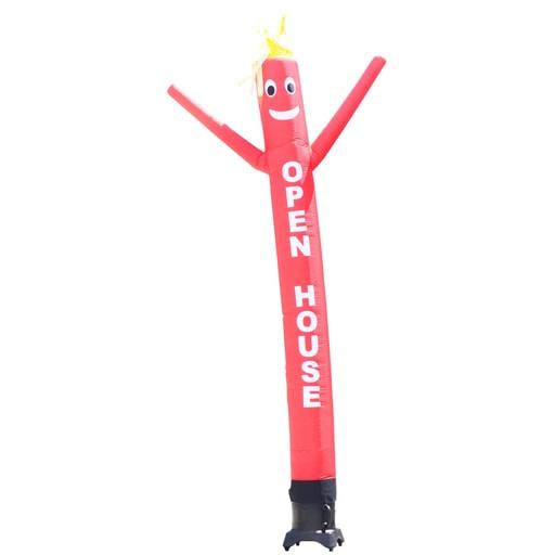 Air Dancer - LookOurWay Red Open House Inflatable AirDancer® 10ft - The Bounce House Store