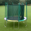 Image of 12' round magic circle trampoline with safety enclosure
