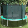 Image of 13.5' round magic circle trampoline with enclosure