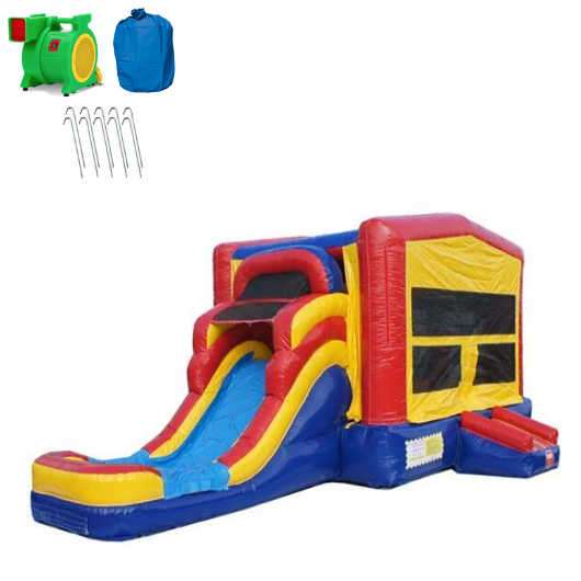 Moonwalk USA Commercial Bounce House Classic Module Combo - Wet n Dry C-321