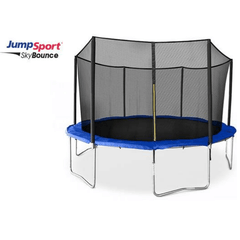 JumpSport 14' SkyBounce Round Trampoline with Safety Net Enclosure
