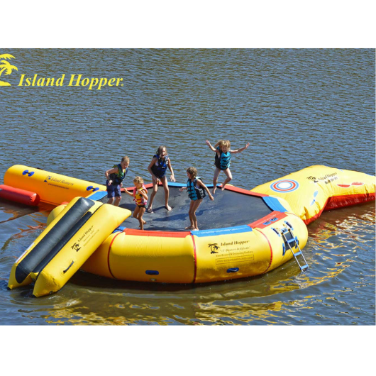17ft Island Hopper Bounce N Splash Water Bouncer Water Park