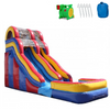 Moonwalk USA Inflatable Slide 18'H Double Dip Inflatable Slide Wet n Dry (Red n Blue) W-263