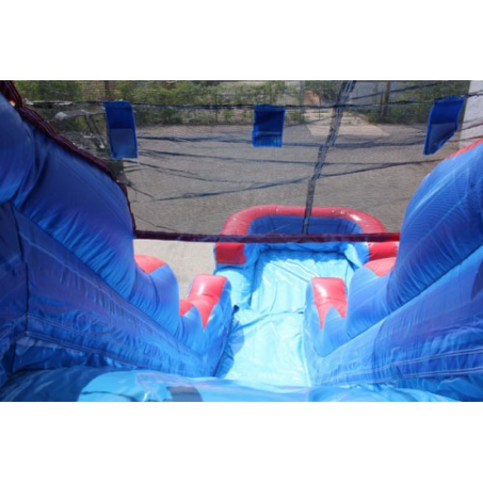 Moonwalk USA Inflatable Slide 18'H Tsunami Inflatable Slide Wet n Dry W-066