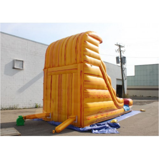 Moonwalk USA Inflatable Slide 18'H Volcano Inflatable Slide Wet n Dry W-065