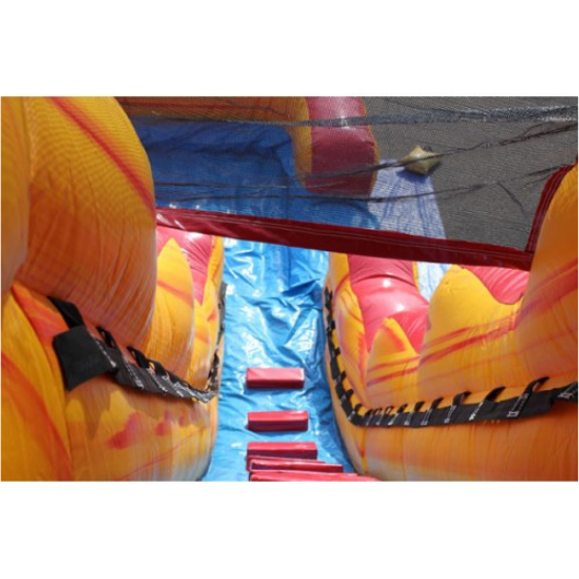  18'H Volcano Commercial Inflatable Slide Wet n Dry
