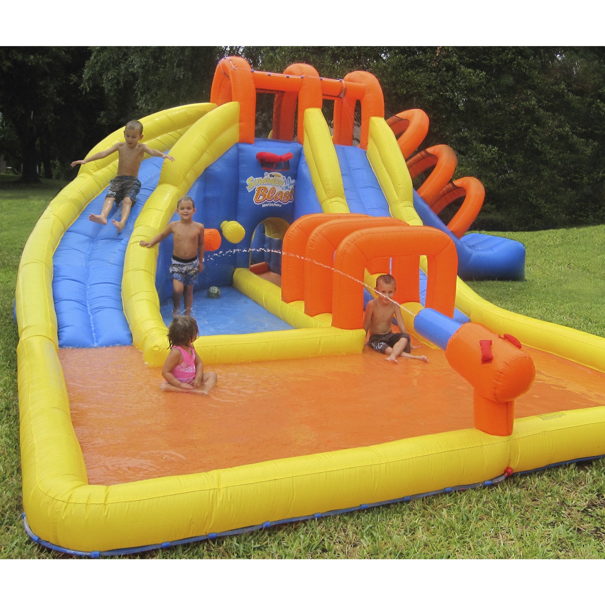 Kidwise Residential Bounce House KidWise Summer Blast Water Park KWWS-9145-E