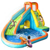 Kidwise Residential Bounce House KidWise Splash Landing Waterslide With Water Cannon KWWS-9117N-WC