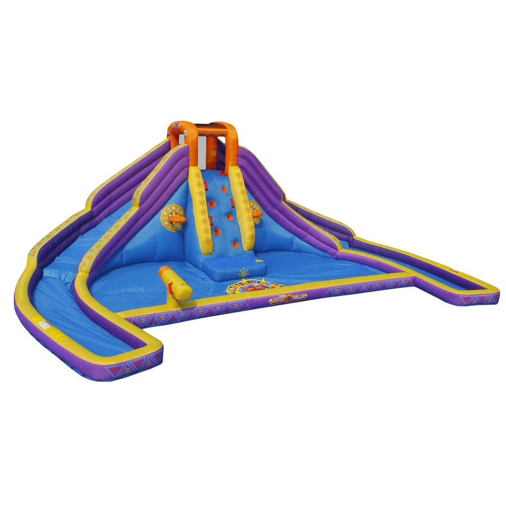Residential Bounce House - KidWise Aztec Falls Back to Back® Water Park - The Bounce House Store