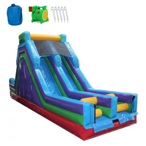 Commercial Inflatable Dual Slide Piece 34'L