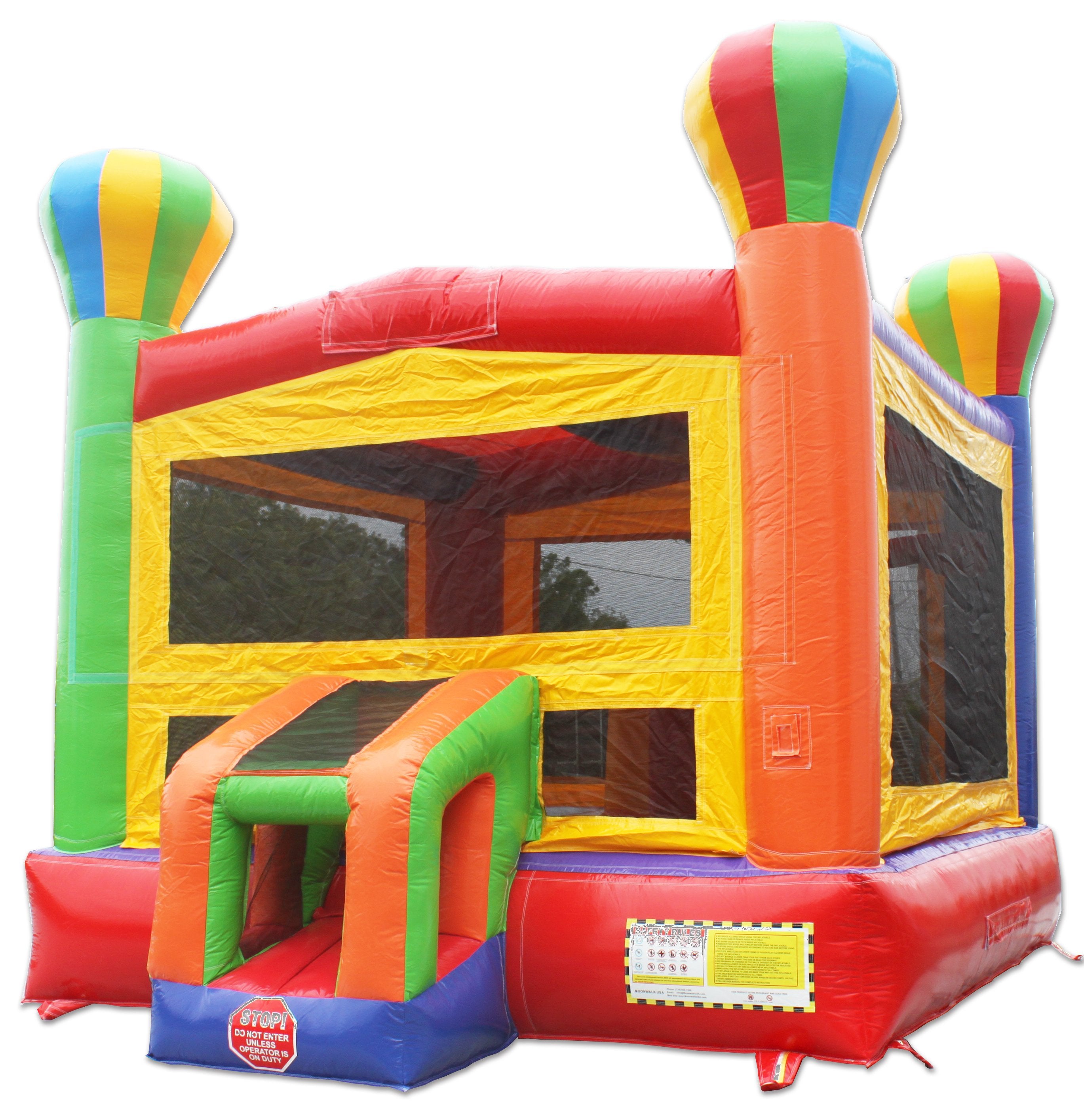 Moonwalk USA Commercial Bounce House 14' Balloon Commercial Bounce House B-302