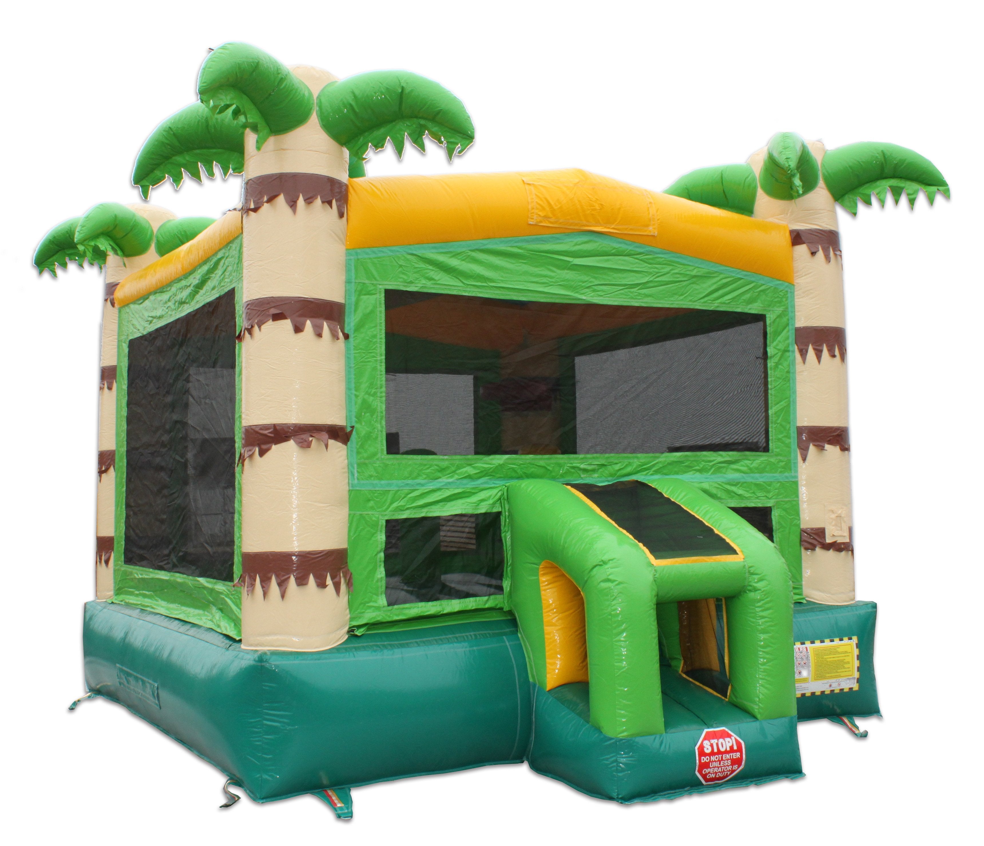 Moonwalk USA Commercial Bounce House 14' Palm Tree Commercial Bounce House B-314