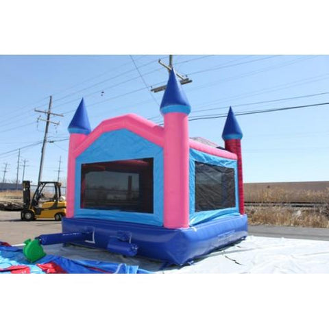 Commercial Bounce House - 14' Pink Princess Commercial Bounce House - The Bounce House Store