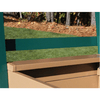 Image of CONGO Kid's Chalet Wooden Sandbox with Roof bench seats