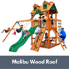 Image of Chateau Wooden Cedar Swing Set with Malibu Wood Roof