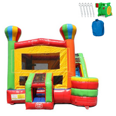 Balloon Commercial Bounce House 4-in-1 Combo Wet n Dry