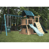 Image of Congo Safari Lookout and Climber Swing Set Left Side View