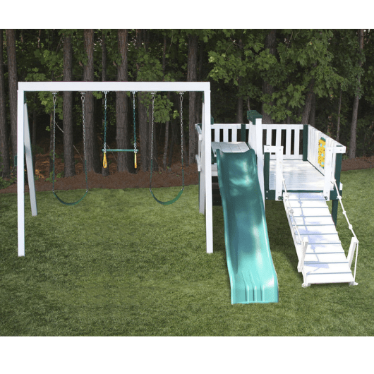 Congo Swing'N Monkey 3 Position Swing Set with Play Deck