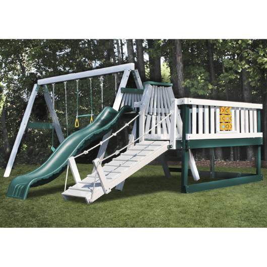 Congo Swing'N Monkey 3 Swing Set with Play Deck