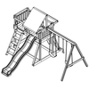 Image of congo monkey playsystem swing set