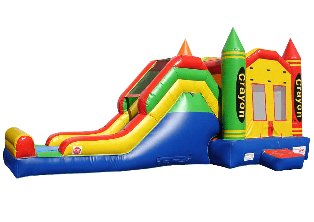 Commercial bounce shop house with slide