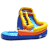 Image of Inflatable Slide - 19'H Curved Inflatable Slide Wet/Dry - The Bounce House Store