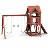 Image of Gorilla Playsets Nantucket II Wooden Swing Set