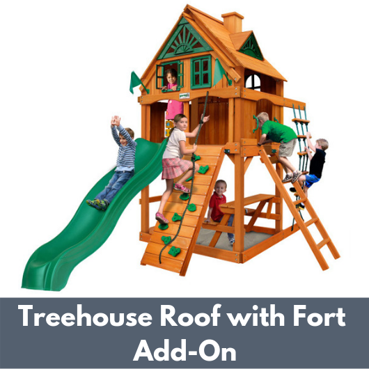 Gorilla Chateau Tower with Treehouse Roof and Fort Add On