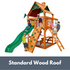 Image of Gorilla Playsets Chateau Tower with Standard Wood Roof