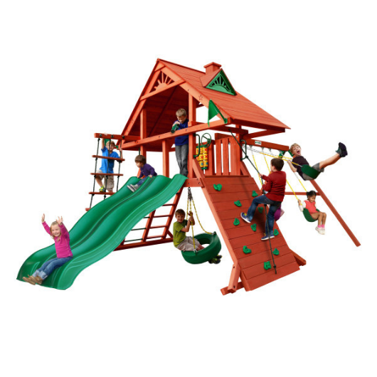 Gorilla Sun Palace Extreme Wooden Swing Set