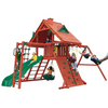 Image of Gorilla Sun Palace Wooden Swing Set with Monkey Bars