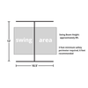 Image of Gorilla Free Standing swing set dimensions