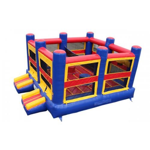 Moonwalk USA Commercial Bounce House Interactive 5 in 1 Commercial Bounce House I-208