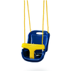 Image of Gorilla High Back Infant Swing with Rope blue