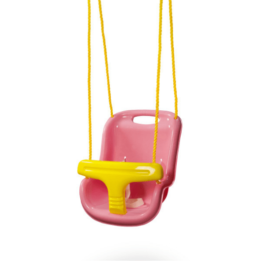 Gorilla High Back Infant Swing with Rope pink