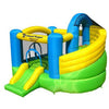 Image of Residential Bounce House - Island Hopper Curved Double Slide Bounce House - The Bounce House Store
